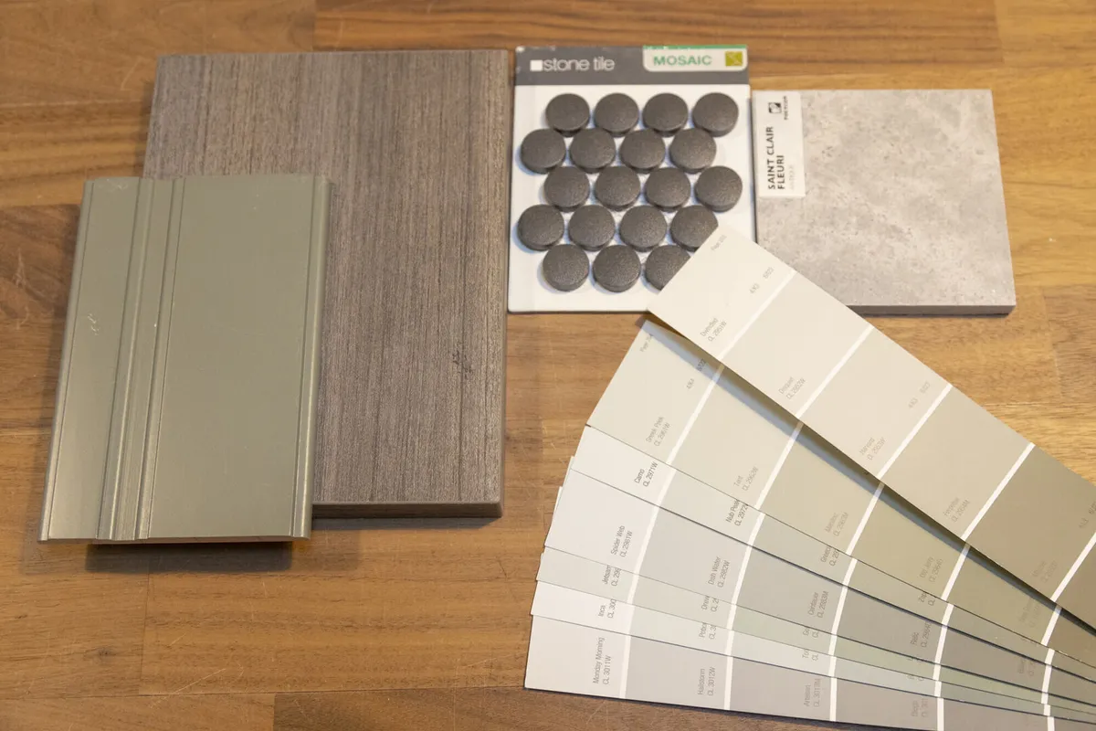 interior designer design material selection